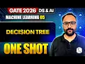 Machine Learning 05 Decision Tree ONE SHOT Theory Numericals DS AI GATE 2026 One Shot