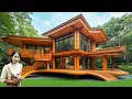 Download Lagu A genius girl built a hydropower station for villagers and a beautiful little wooden house. It has