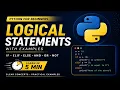 Python Logical Operators Explained in Telugu 100 Clarity