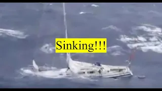 Sinking? Does your bilge pump work?  Alarms what to fit.