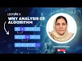Lecture 3 What is analysis of algorithm Why we Need to do this