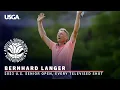 Bernhard Langer s 2023 U S Senior Open Victory at SentryWorld Every Televised Shot