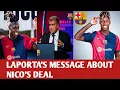 Download Lagu 🔵Barcelona president Joan Laporta about Nico Williams signing.