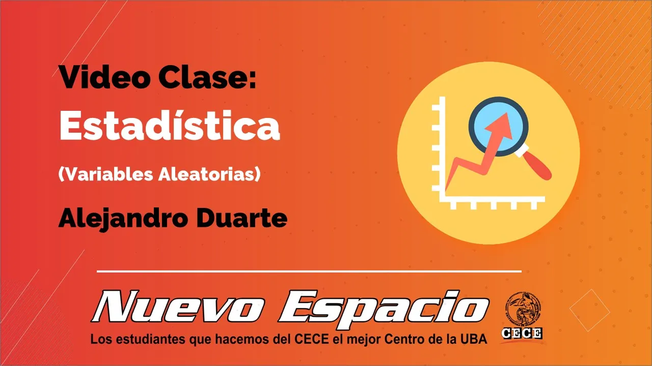 Estadística. Variables aleatorias. Alejandro Duarte