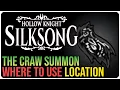 How to Use Craw Summon – Hollow Knight Silksong – Crawfather Secret Boss Location