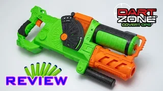 REVIEW Dart Zone Commandfire HOPPER FED DART BLASTER