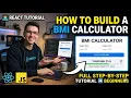 How to Build a BMI Calculator with React Full Step-by-Step Tutorial for Beginners