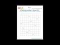 Fill in missing numbers in the grid