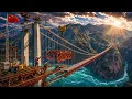 Inside China s Jin an Bridge How They Built a 1 386m Span 330m Above a Raging River