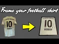 Tutorial How to frame your signed football