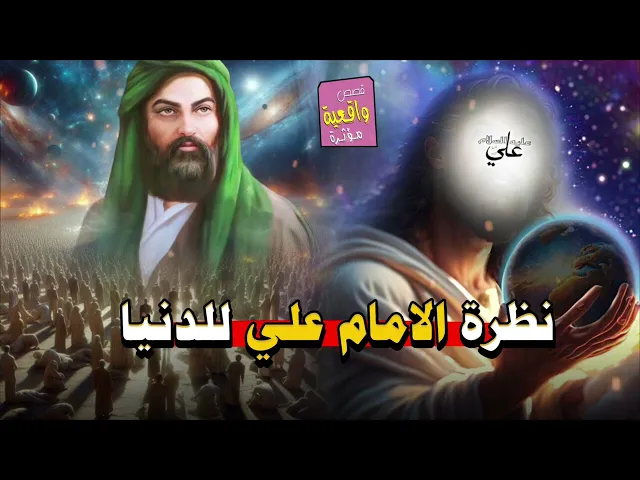 نظرة الامام علي للدنيا من اجمل الكلام...