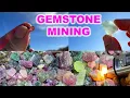 Download Lagu Mining Tourmaline and Aquamarine in California. Oceanview Mine is a Top Gemstone Mine Open To Public