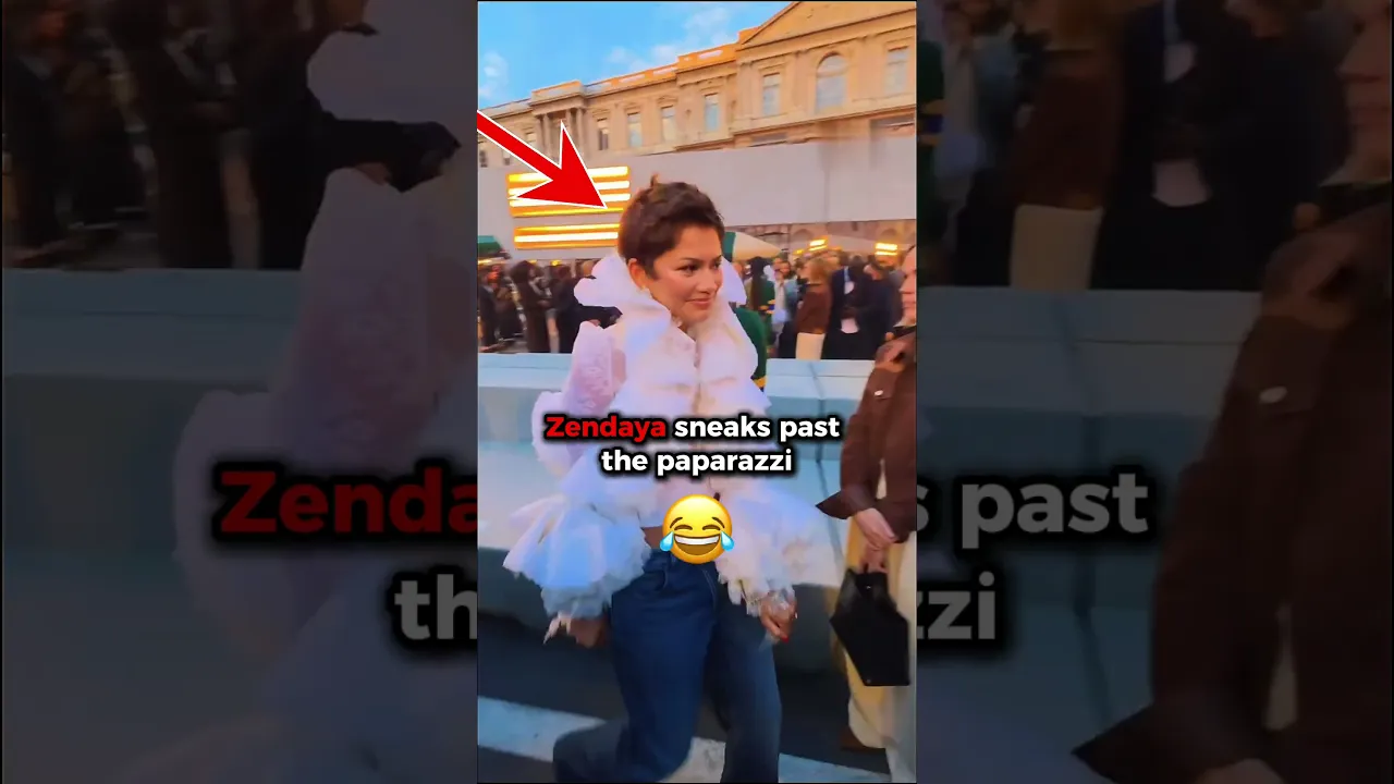 Zendaya vs Paparazzi 😳