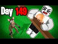 Download Lagu I Survived 150 DAYS in a Roblox Forest...