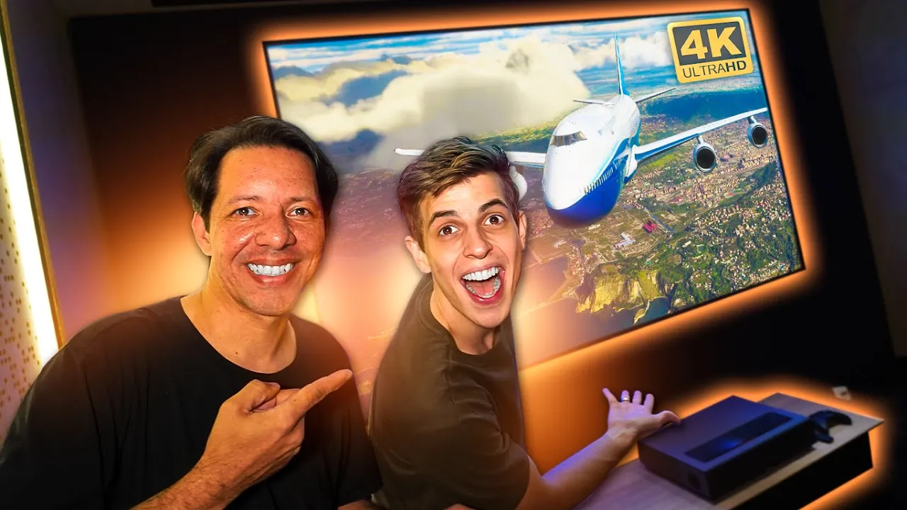 A TELA DO COCKPIT DE AVIÃO AGORA É 4K