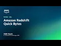 Amazon Redshift Quick Bytes Merge SQL Amazon Web Services