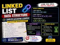 Lecture 14 Linked List Explained from Scratch Algorithm Operations Examples Complexity Analysis