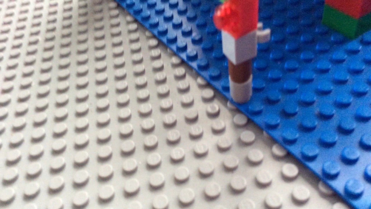 A custom vintage style Lego garage & car wash complete with full interior, working garage ramp, car . 