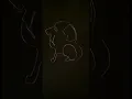 Anamorphic wire sculpture - POINT OF VIEW Pablo Picasso and his dog Lump