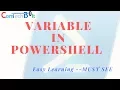 Variable-Powershell Part-4
