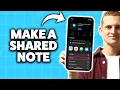 How To Make A Shared Note On iPhone 2026 Step-By-Step Tutorial