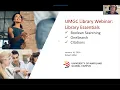 UMGC Library Essentials
