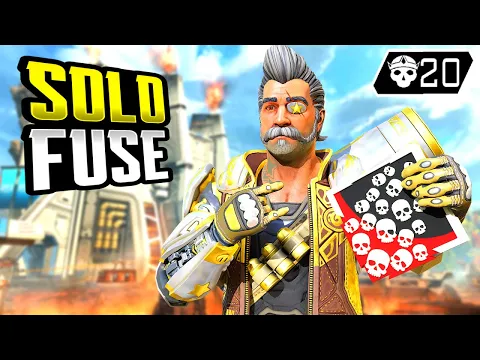 Download MP3 SOLO FUSE \u0026 20 KILLS IN AMAZING GAME (Apex Legends Gameplay)