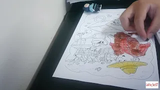 Coloring Picture of Warrior Logo 13 El Mosco
