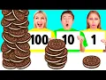 100 Слоев Еды Челлендж | Вкусные Кухонные Рецепты от BooBoom Challenge