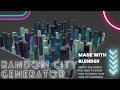 Random City Generator in Blender