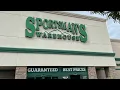 I visited a Sportsman s Warehouse today skip forward to hear my comments as I scan the shelves