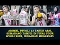 Download Lagu Arimbi, Pevoli 13 Tahun asal Semarang Tampil di Final Four Livoli 2025, Idolakan Megawati.