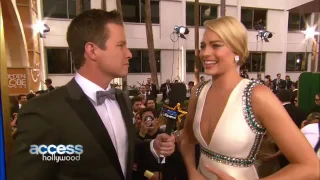 golden globes 2014 margot robbie dishes on her revealing scenes in wolf of wall street will smith c