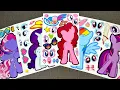 Download Lagu [💗paper diy💗] My Little Pony Sticker Activity Book 🎀 Twilight Sparkle, Pinkie Pie...Satisfying, ASMR MP3