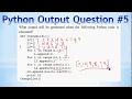 Python Output Question 5 Class XII CBSE Board Competitive Exam Python Programming
