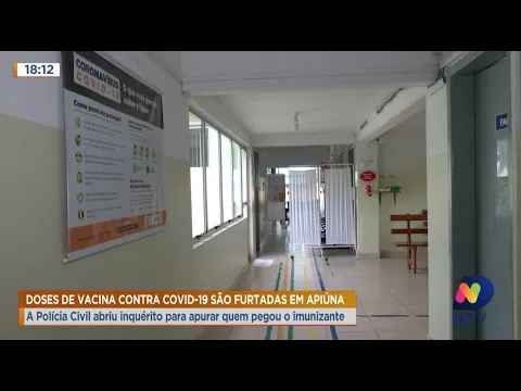 Doses de vacina contra Covid-19 são furtadas em posto de saúde em Apiúna