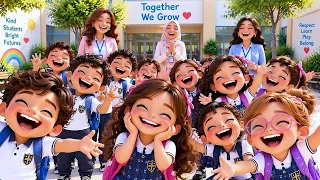 طابور المدرسة     أغنية تعليمية للأطفال                                       دندنها