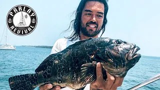 LIVING FROM THE OCEAN on a REMOTE ISLAND in TROPICAL PARADISE | Corona chronicles| Part 7