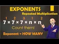 Writing Repeated Multiplication in Exponential Form Understanding Exponents