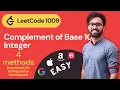 Complement of Base 10 Integer solution in Hindi Same as LeetCode 476