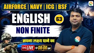 Non Finite -01 / Airforce English Classes 2026 /Navy English Classes / Airforce New Course
