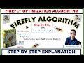 Firefly Algorithm Step-by-Step with Example Animated PART - 1 xRay Pixy