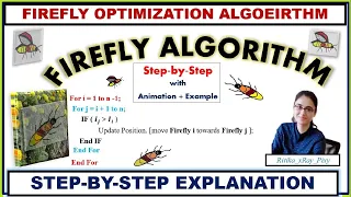 Firefly Algorithm Step-by-Step with Example Animated PART - 1 xRay Pixy