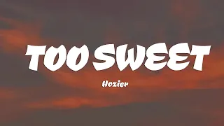 Hozier Too Sweet Lyrics 
