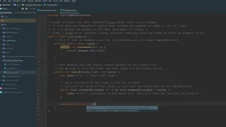 Java Technical Interview - Sorted Search Inside a List With No Size