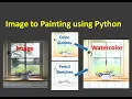 Photo to Watercolor Painting effect using Opencv in Python