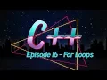 C Tutorial 16 - For Loops