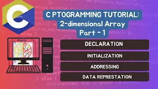 Lecture - C Programming 2-D Array Declaration Initialization