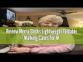 Review Merry Sticks Lightweight Foldable Walking Canes for Women and Men Adjustable Collapsible W