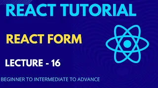 React Js tutorial - 16 React Forms use state hooks in react react full course for beginner